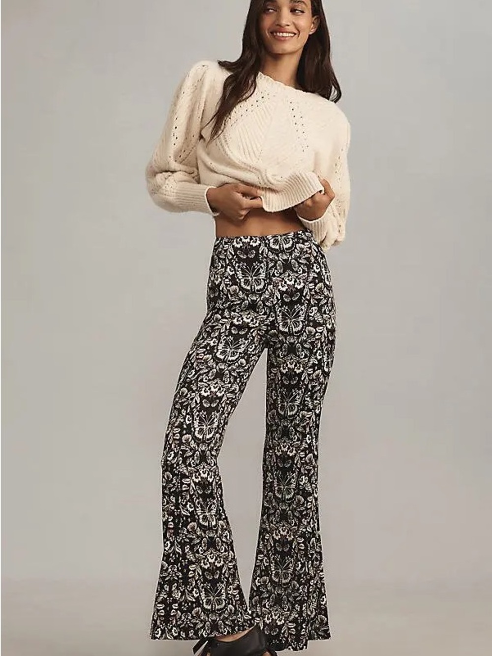 Anthropologie sat flare pant